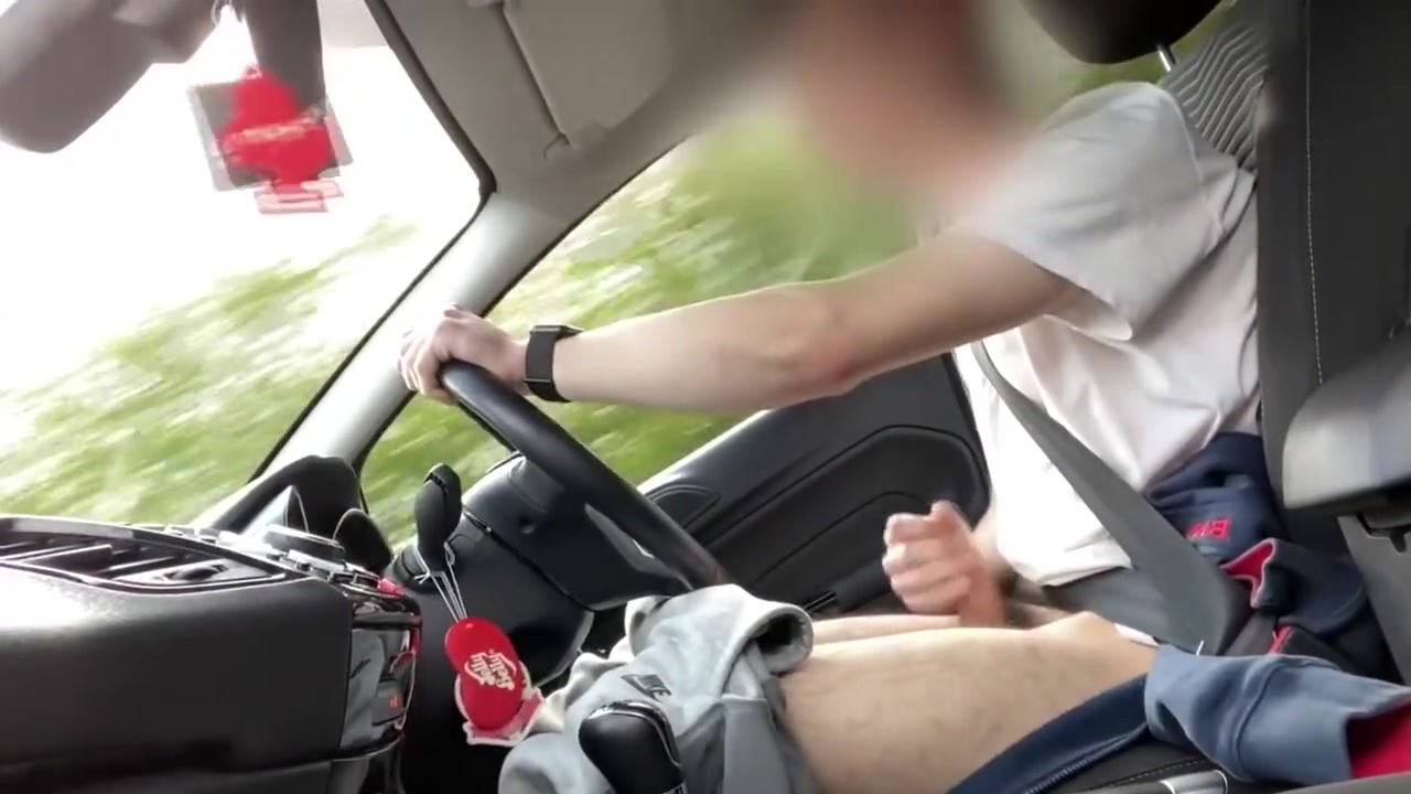 Caught Jerking Off Outside! teen 18+ Caught Jerking On Public Road After Drive!