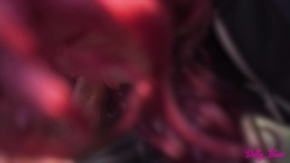 Amazing sensual blowjob in public park, handjob and cumshot outdoor at day