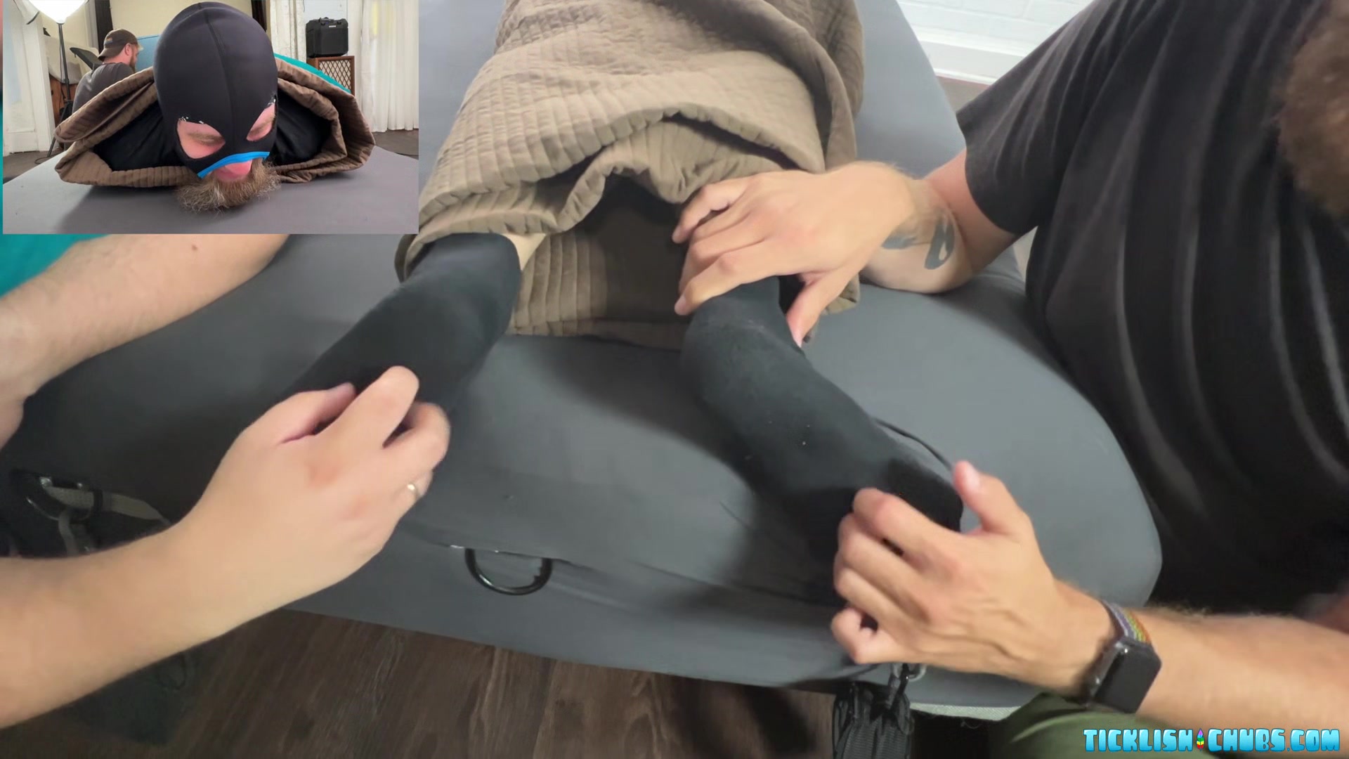 Petting And Adoring Jays Feet As Payment For His Ride