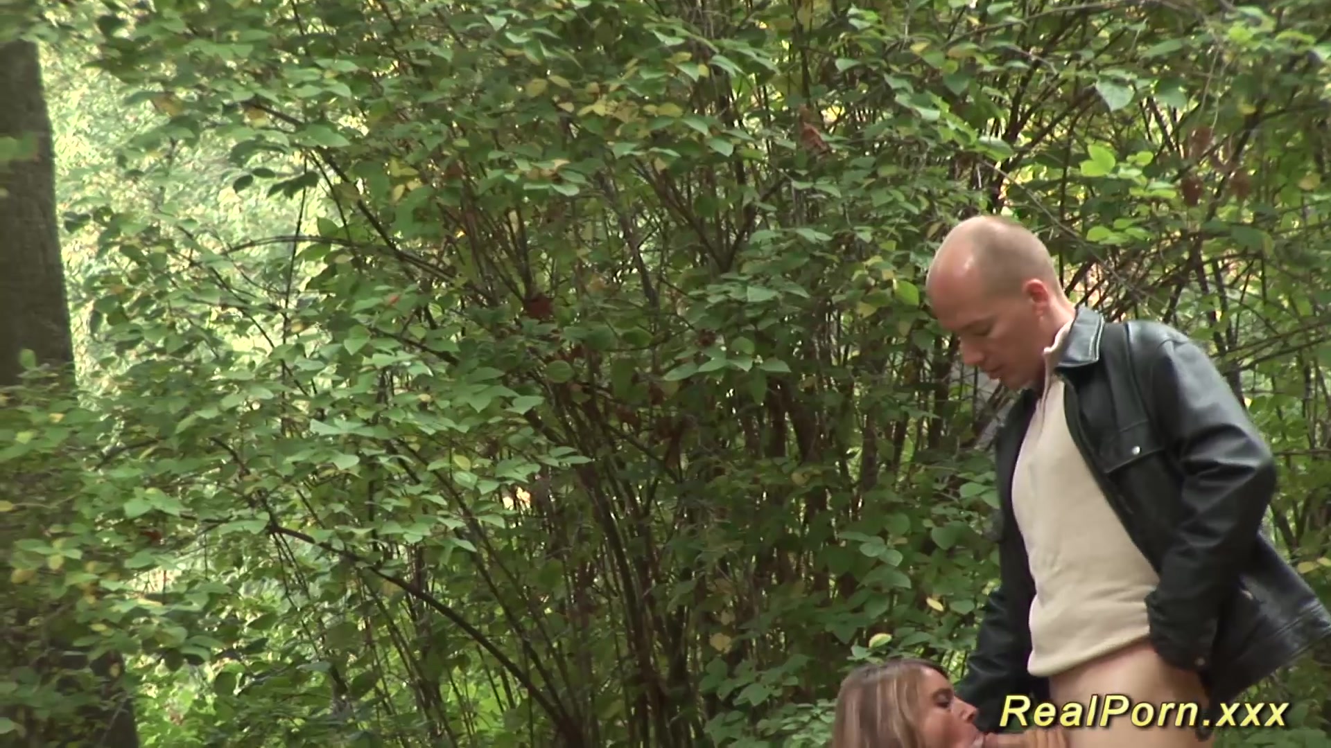 German Stepmom picked up for outdoor sex