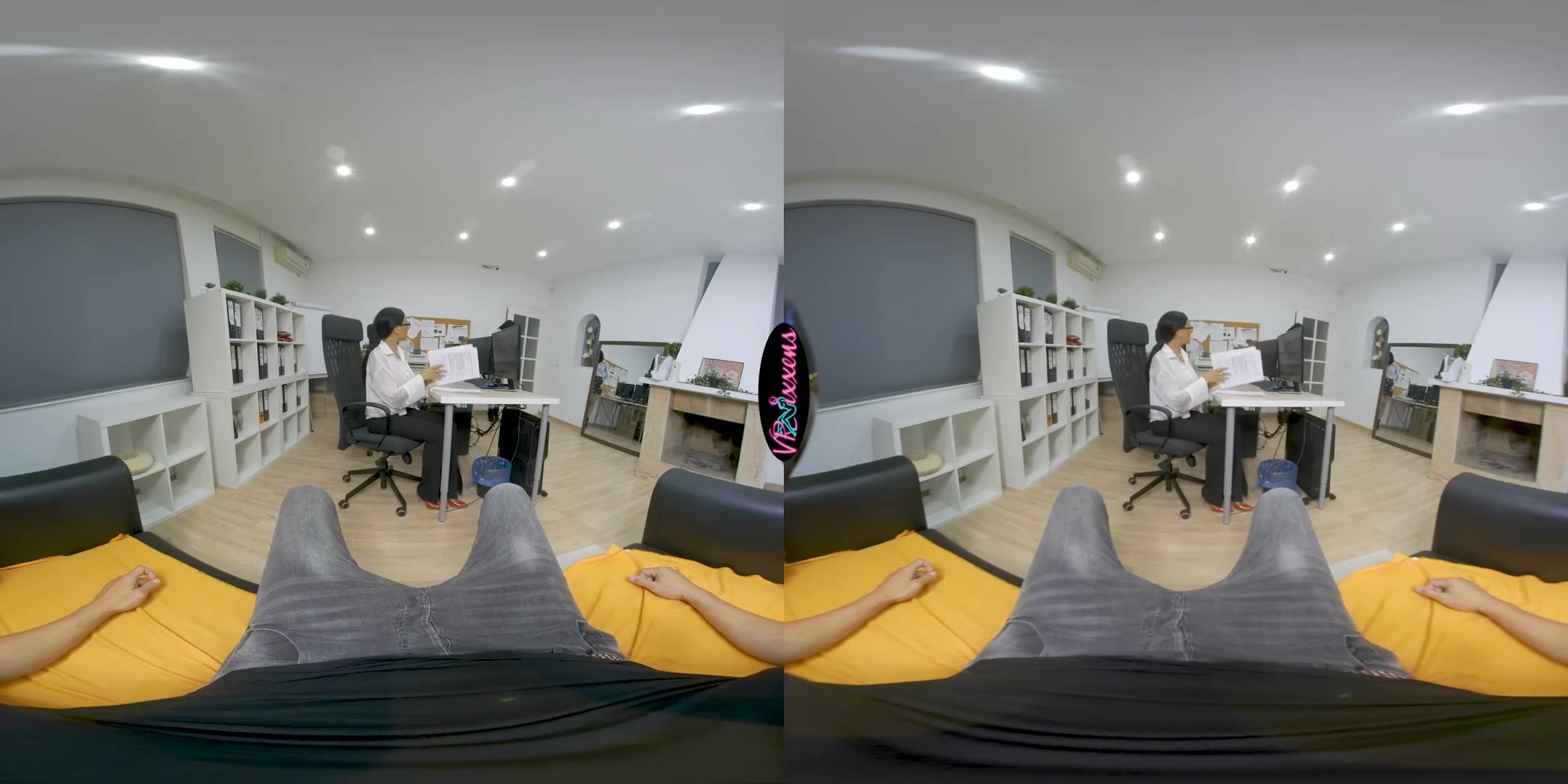 Threesome With The Boss - Office MFF 3Some VR - SexLikeReal