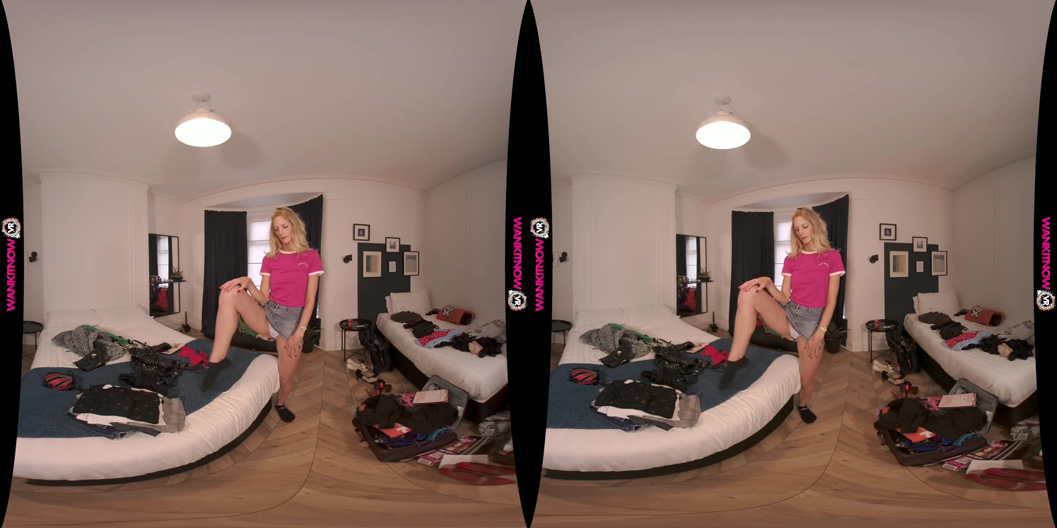 The Best Tenant - Cute Blonde Amateur Strips to Pay her Rent