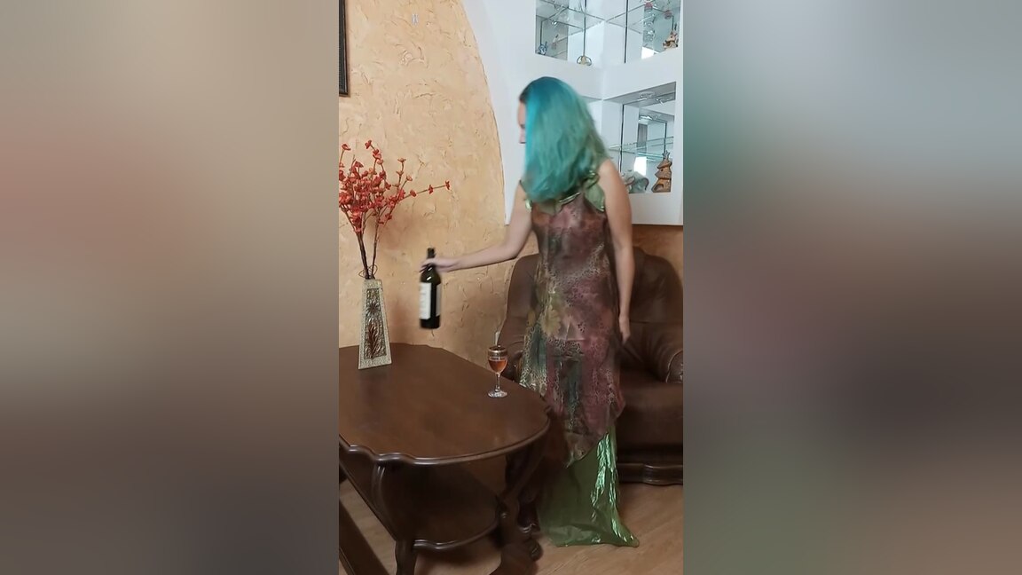 Wine Drinking Mermaid - Ladyfoxxx