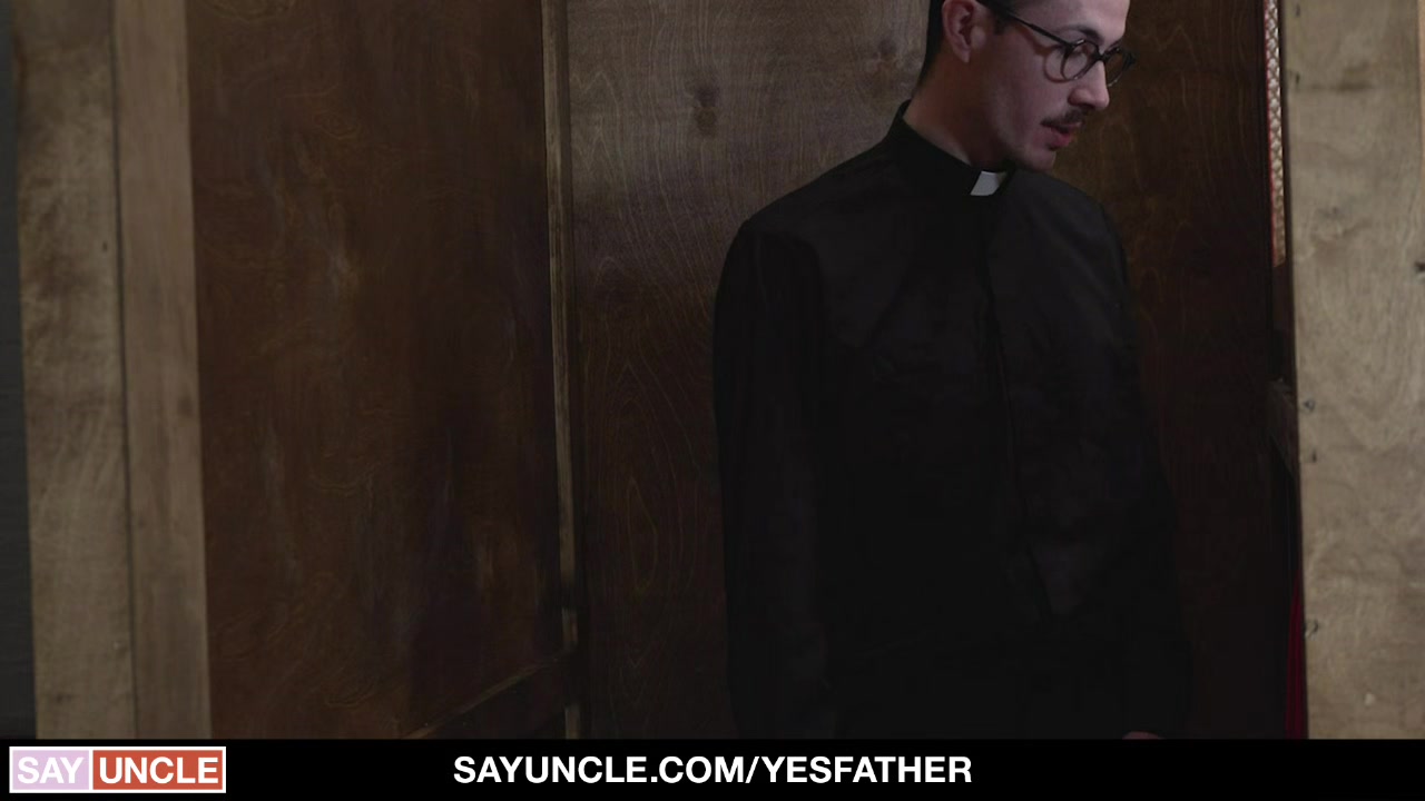 YesFather - Boy Sucks Big Priest Cock In Church Gloryhole