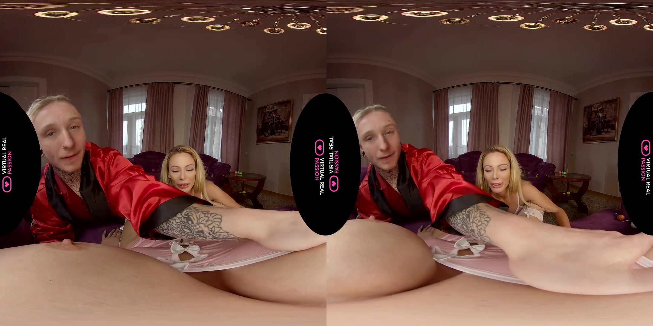 Easter Egg Hunt - FFM Female POV Threesome - SexLikeReal