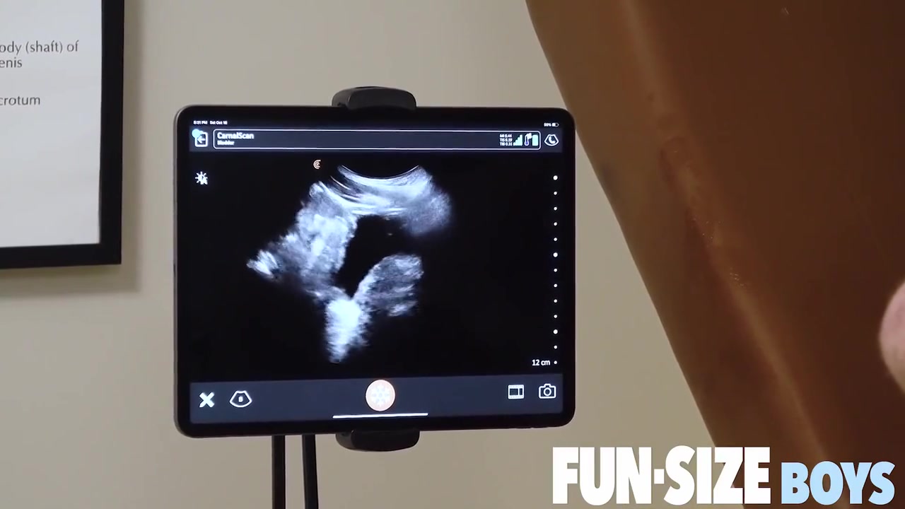Hung Doctor Uses Ultrasound To Show His Bare Dick In Boy