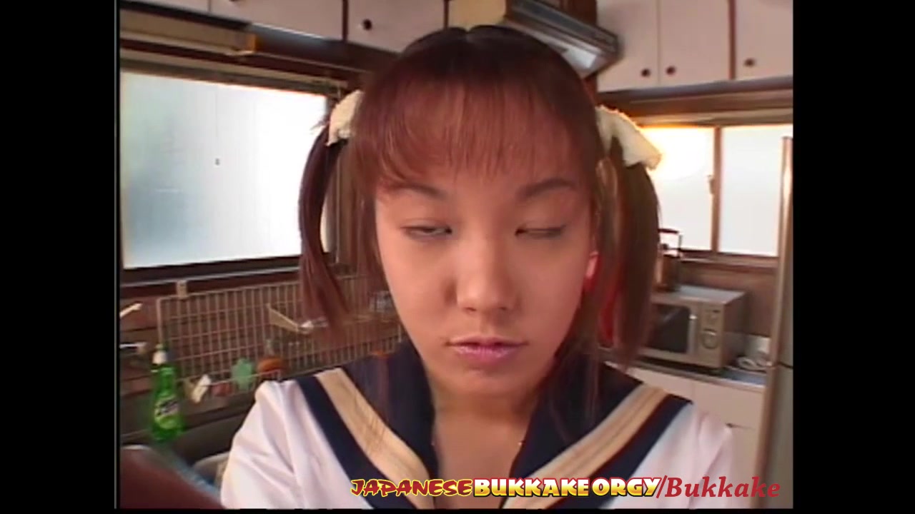 Little Japanese Cum Covered - Japanese Bukkake Orgy