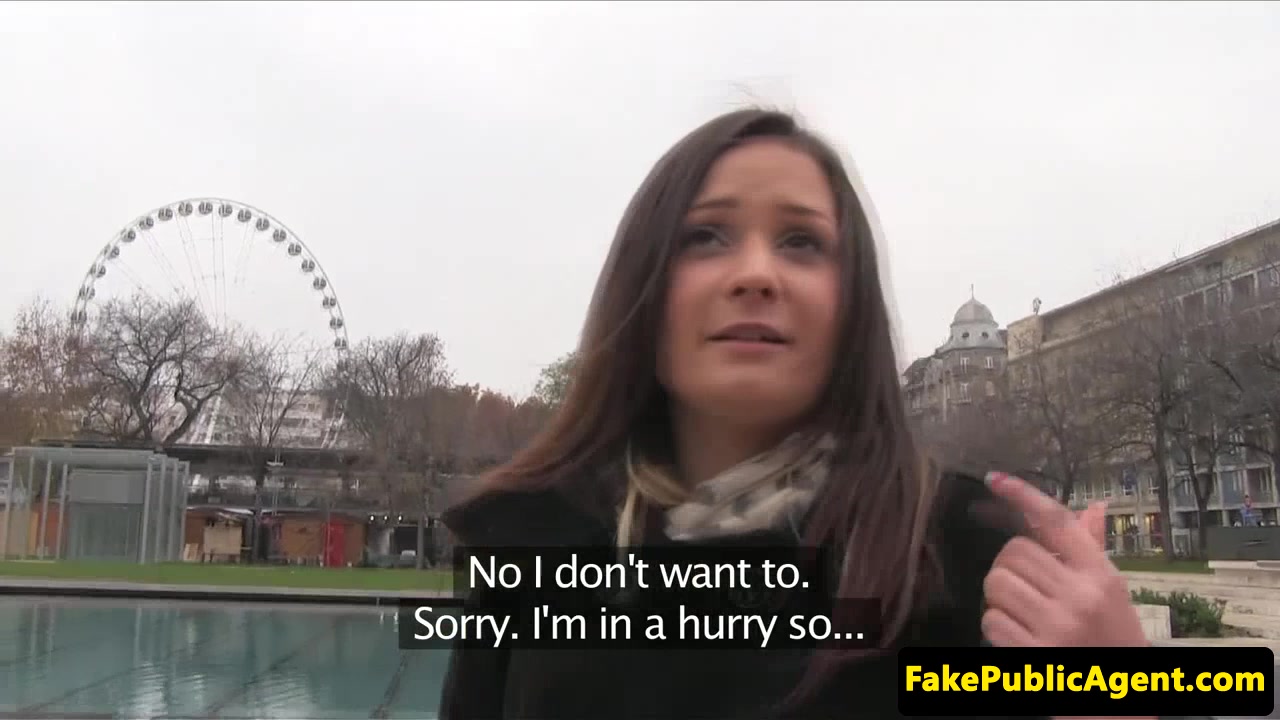 Pulled euro teen 18+ fucked in public stairway