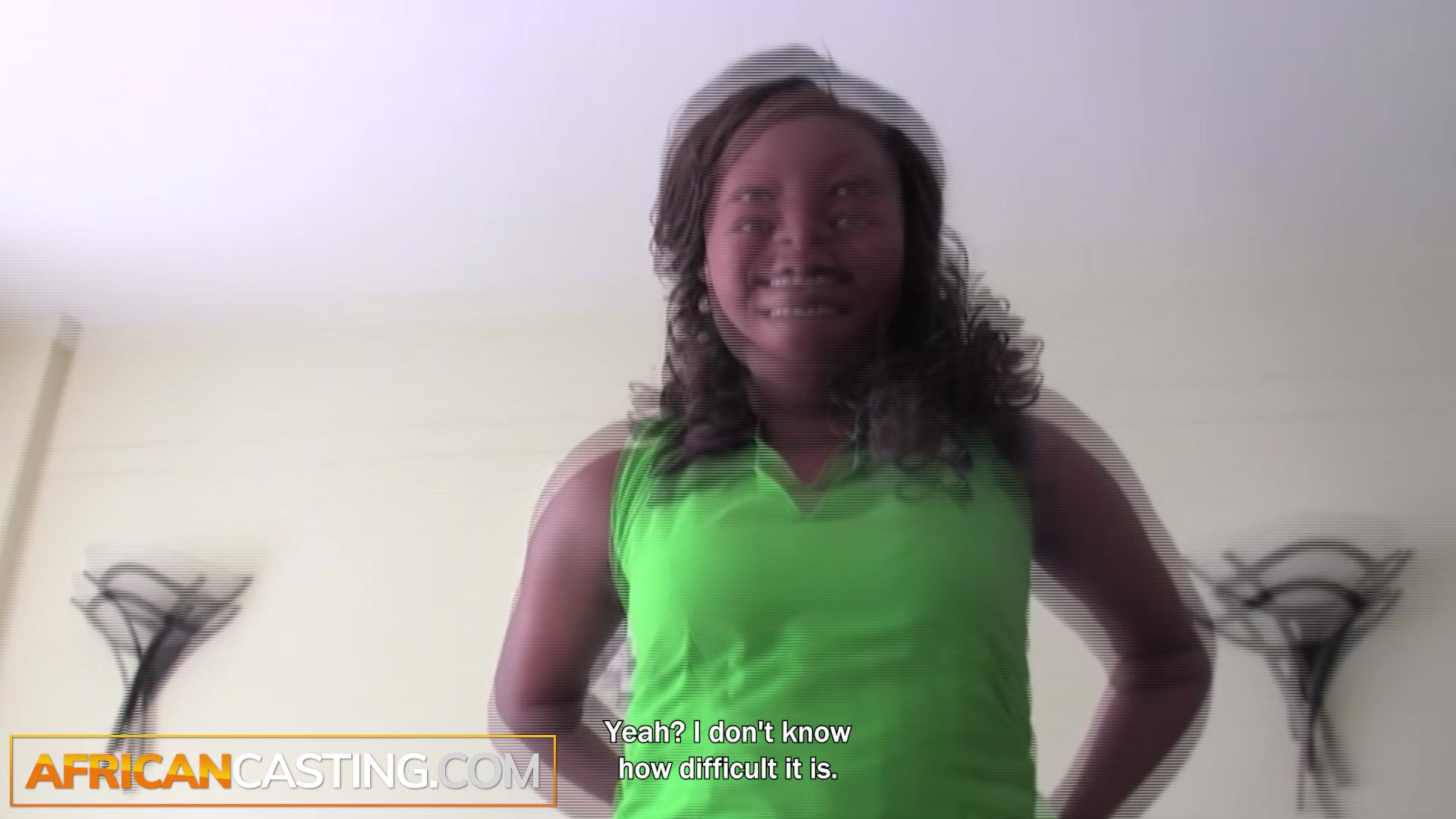 Native Ebony African MILF Eats Cum In Interracial Job Interview