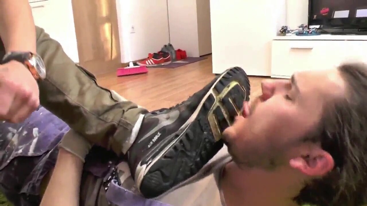 German master sneaker socks licking