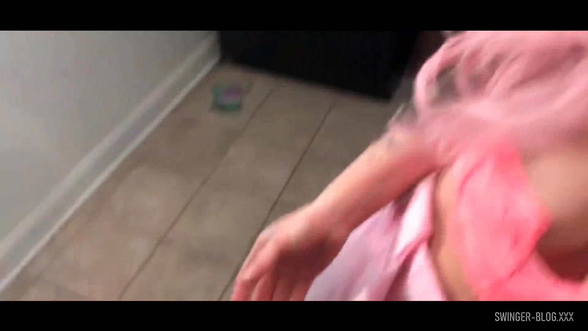Cosplay amateur sluts sharing dick in POV video