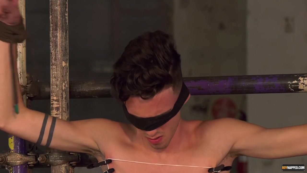 Tortures Restrained Sub Twink With Clamps - Sebastian Kane