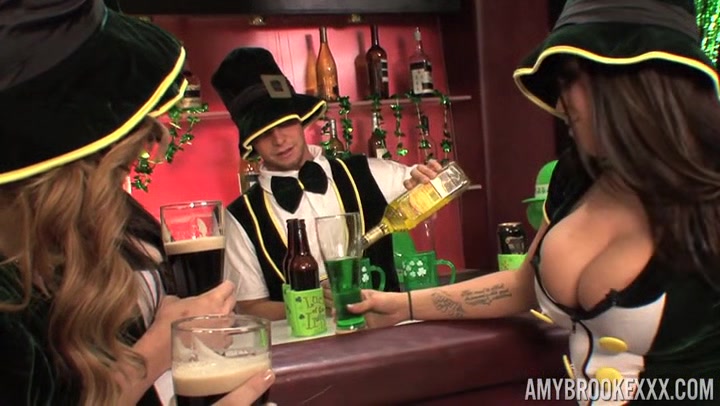 Amy Brooke in Saint Patricks Day Orgy Clip#1