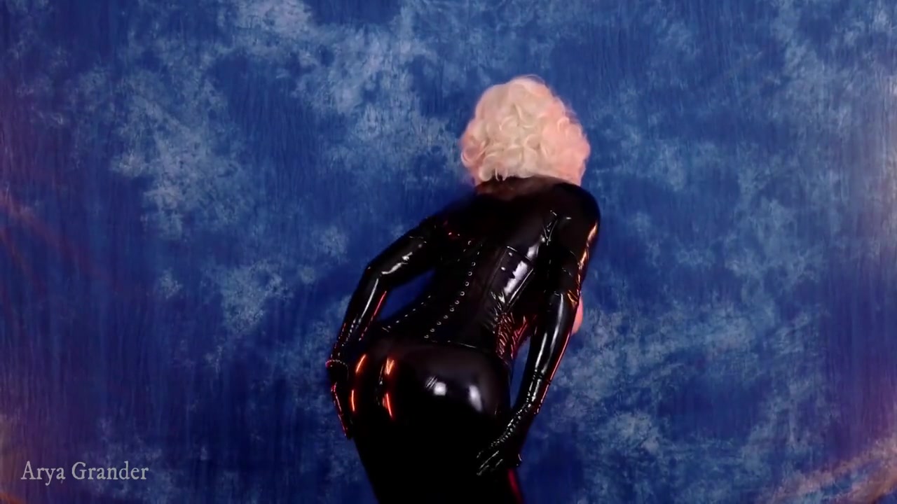 Latex Rubber Catsuit Compilation Video By Milf Fetish Model - Arya Grander