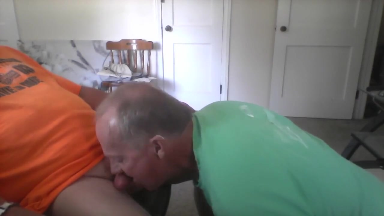 Watch Me Suck This Fat Cock Until He Stands Up And Feeds Me His Cum. Sorry For Break In The Middle