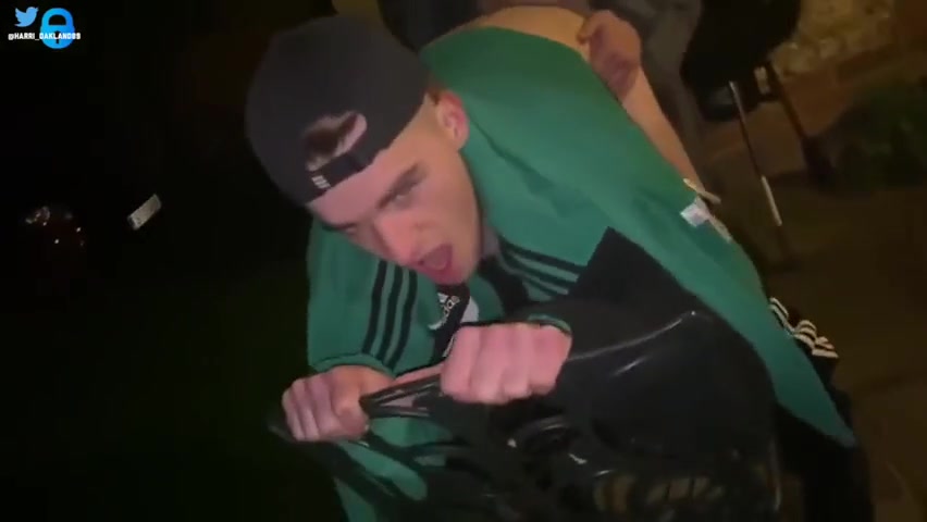 British Chav Twink With Uncut Cock Fucked Raw On The Patio Porn