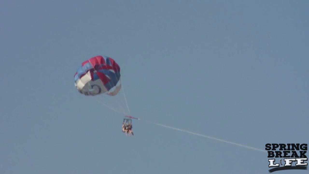 Naked Parasailing on Spring Break - SpringbreakLife