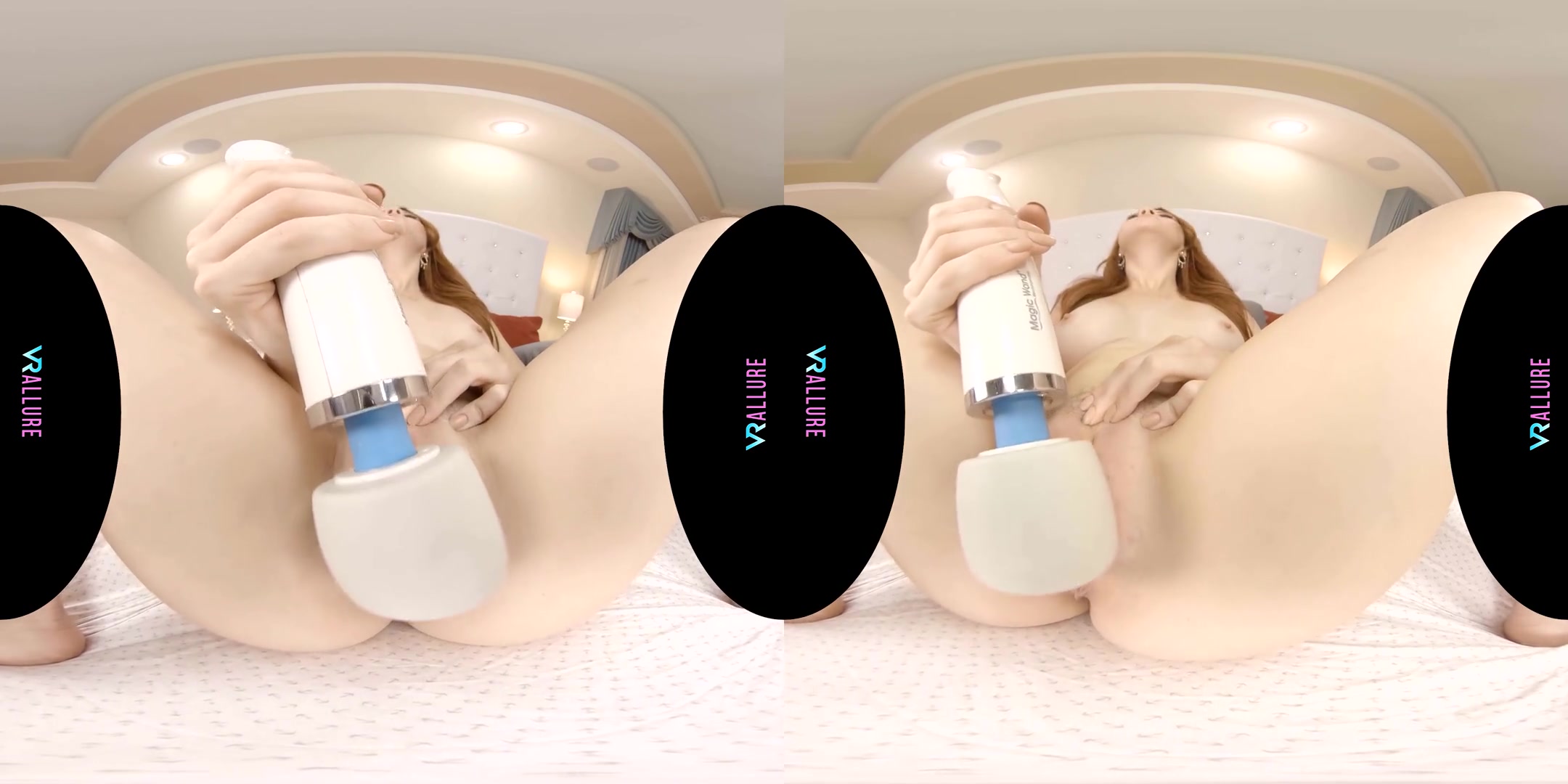 Her Eyes Will Play Tricks On You! - Busty Redhead Solo Fucking Toys