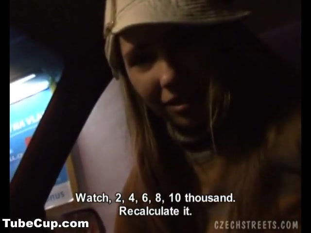 Savoury Czech babe Marketa sucks on a ramrod