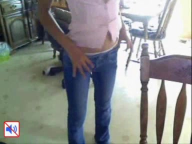 Asian sexy girl stripping in front of the webcam