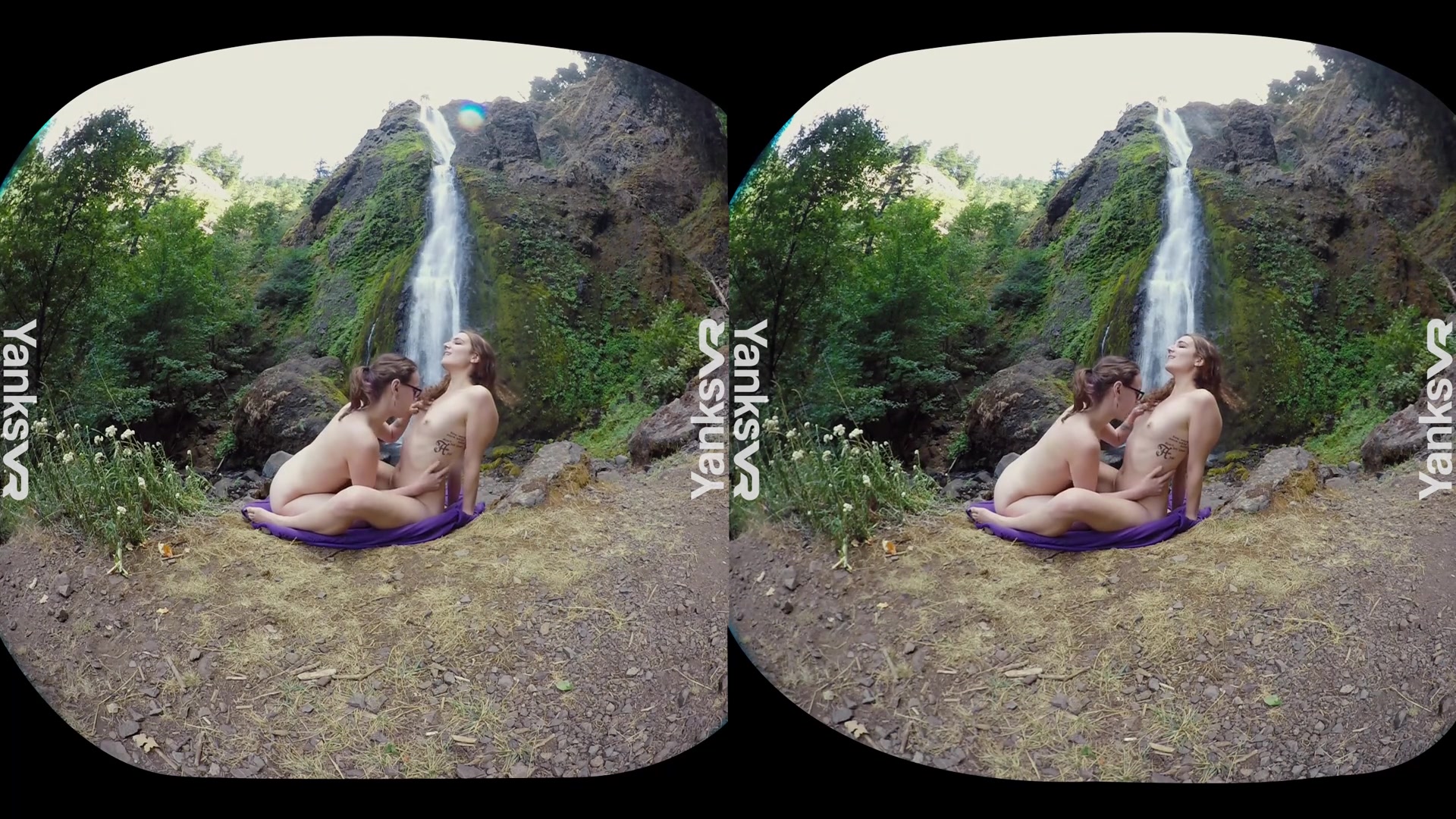 Endza Ash & Sierra Cirque in Endza & Sierra Lesbian Camping & Cumming - YanksVR