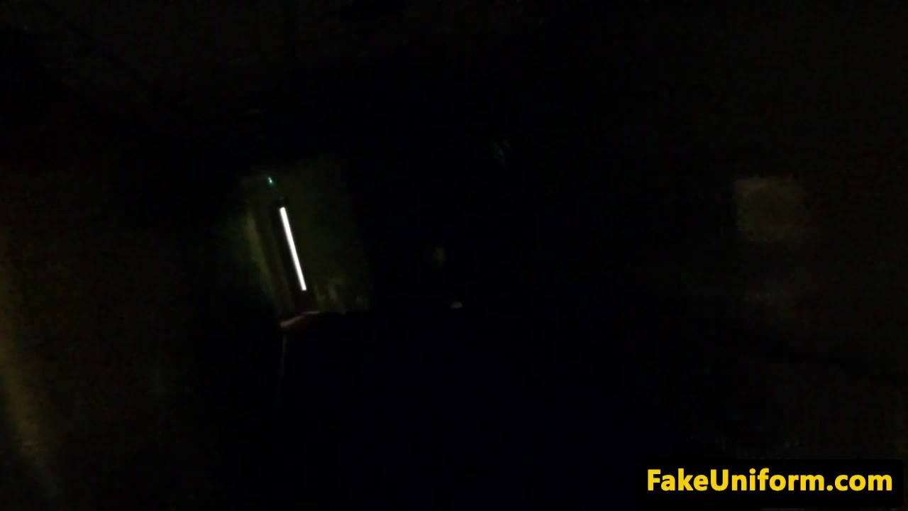 dicksucking british sweetie facialized by officer