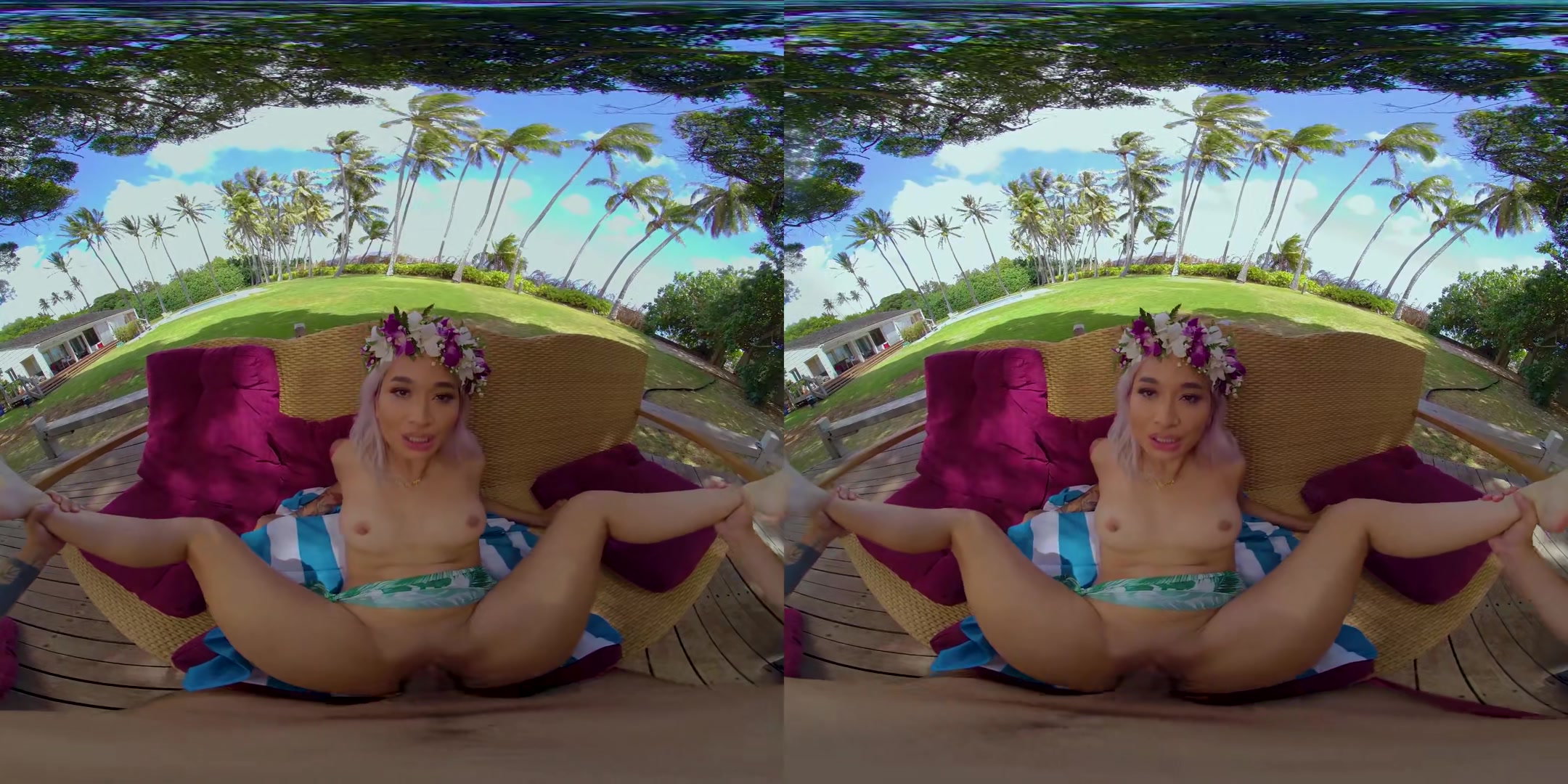 Lei'd in Hawaii with Avery Black - VRFanService