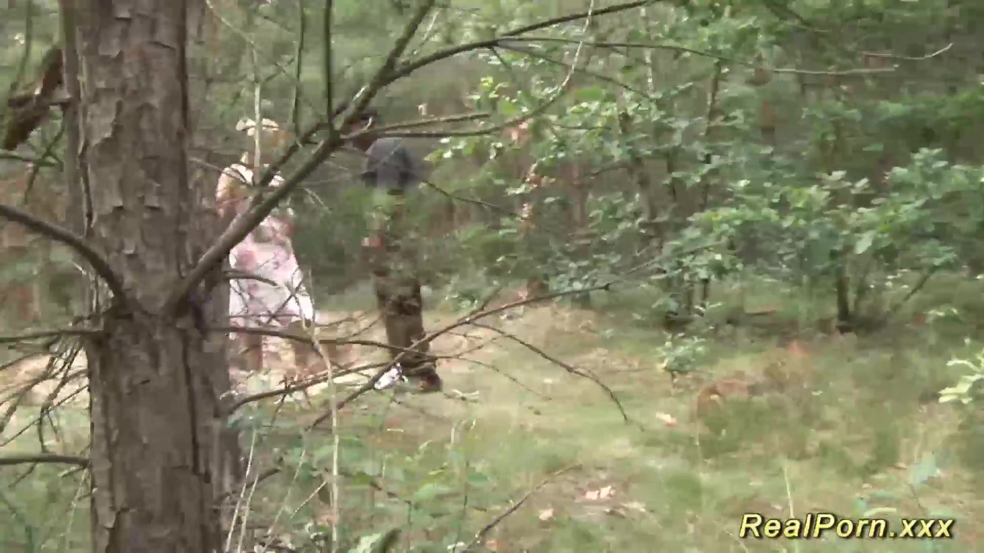 busty stepmom loves sex in nature