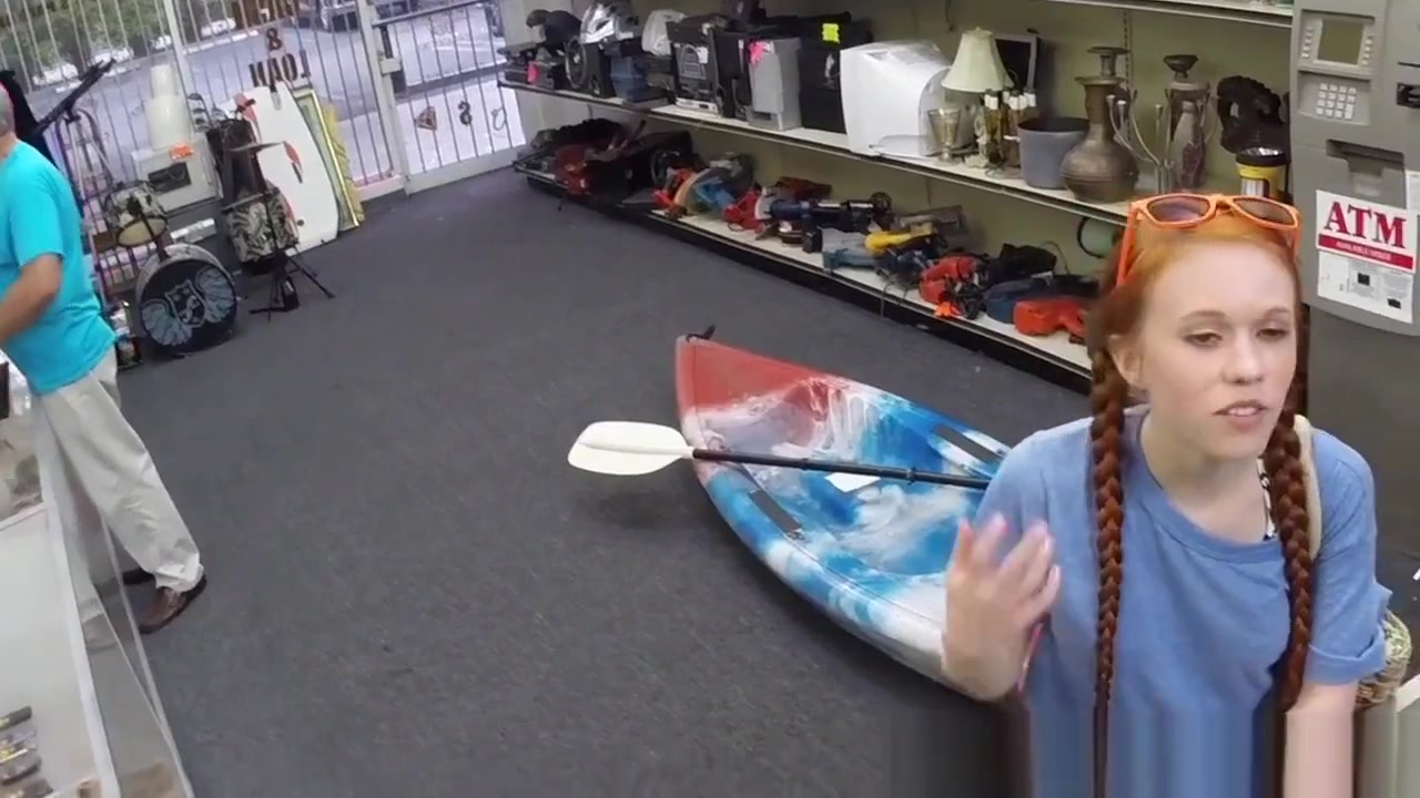 Redhead teen 18+ pussyfucked by pawnbroker