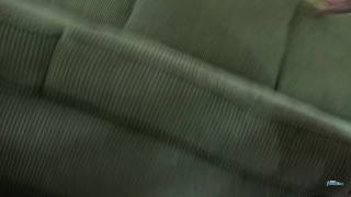 Petite Brunette Piper June Teases and Pleases her man