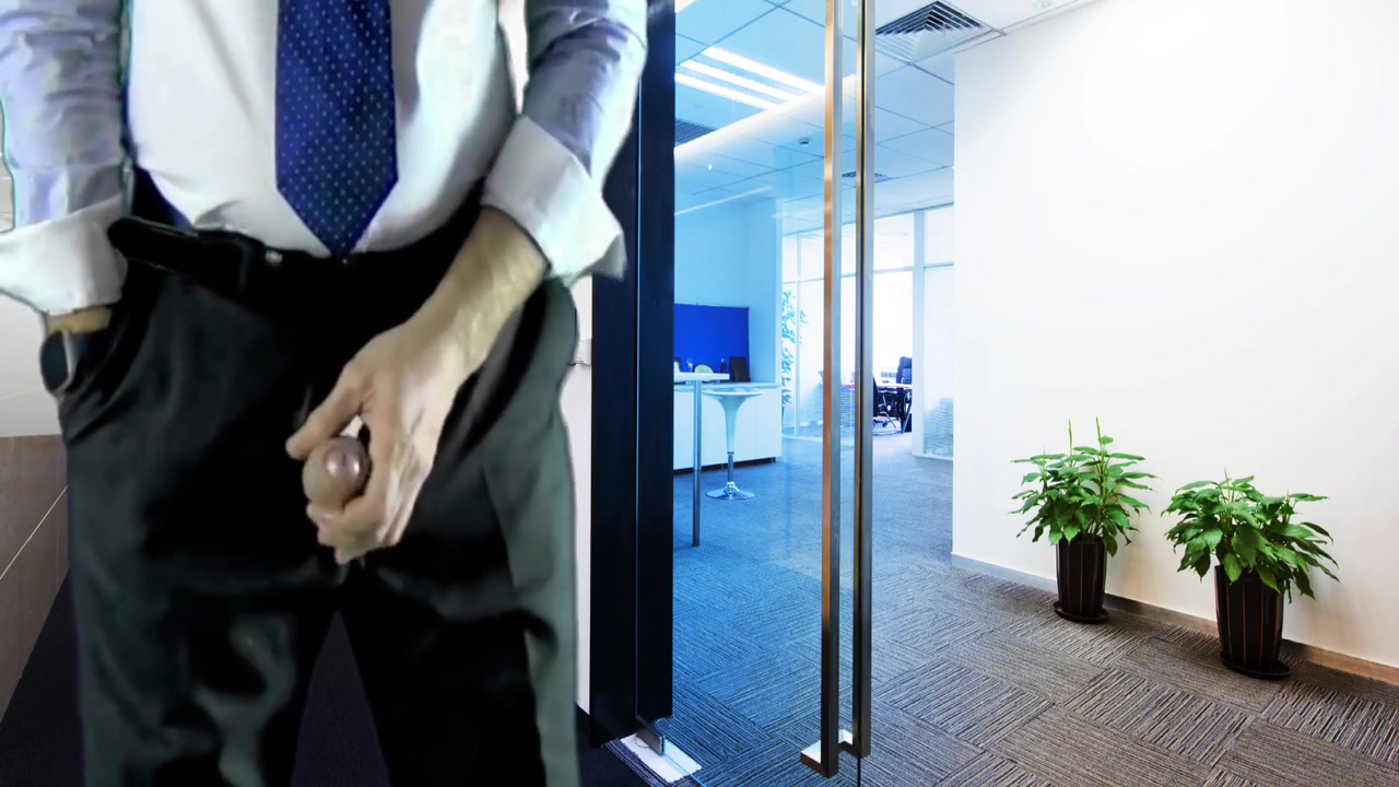 Wanking My Big Cock In The Office Again fantasy Dirty Step daddy Video