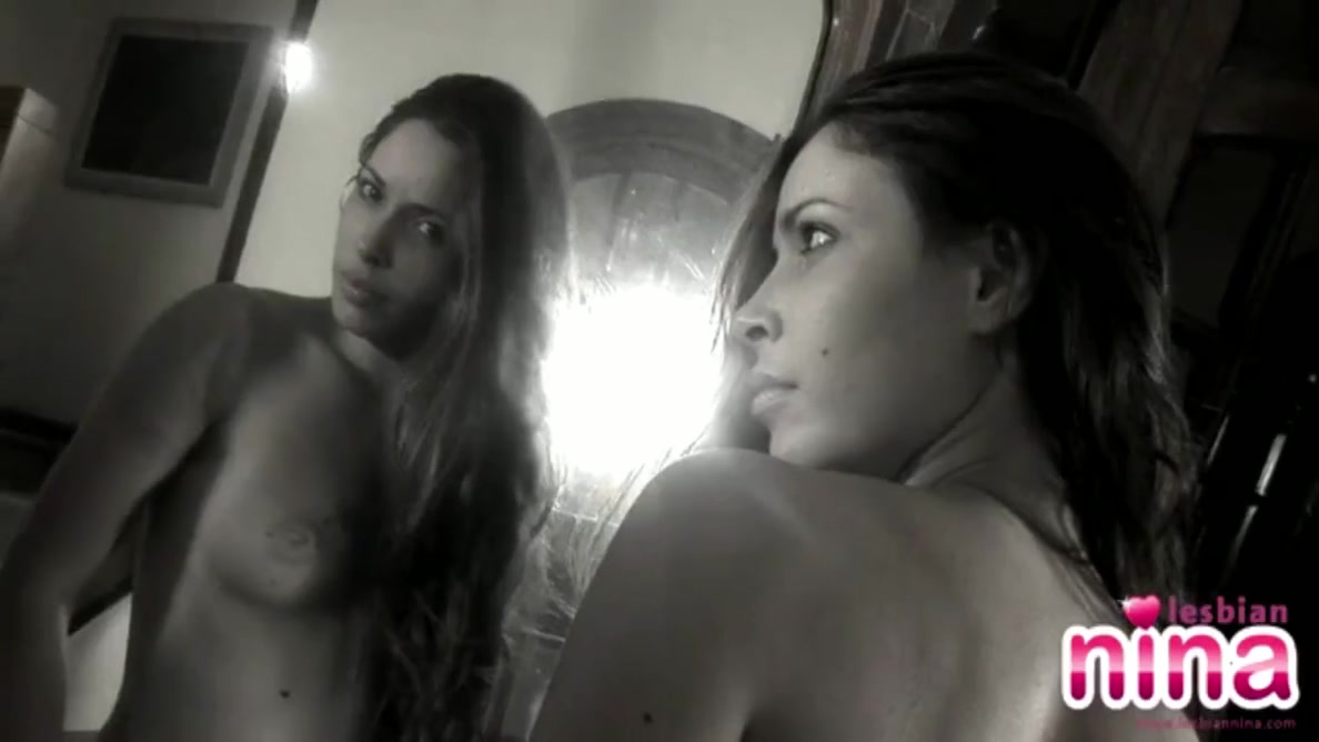 Lesbian Nina Naughty Showcasing Perfect Nude