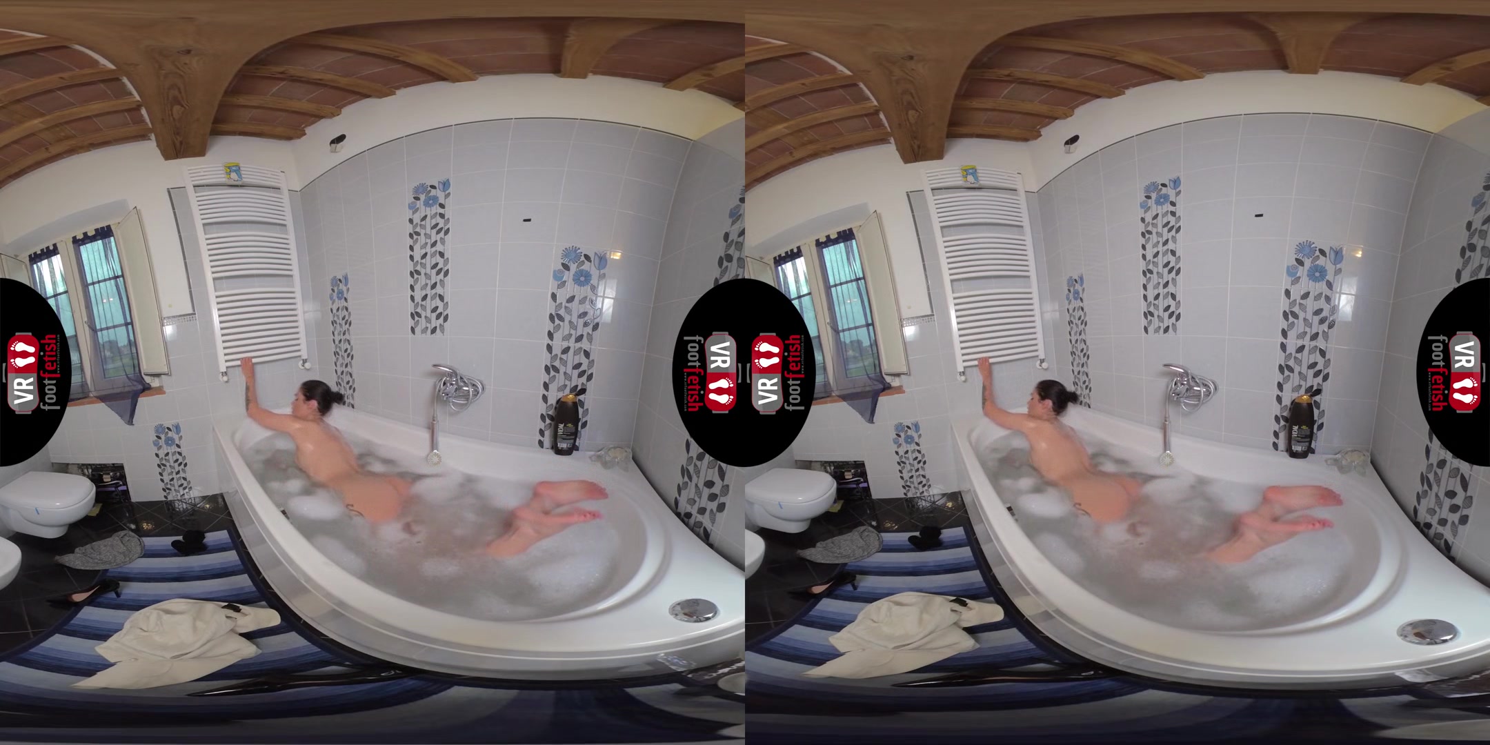 Gorgeously Beautiful Chiara Takes A Warm Bath - Leg and Foot Fetish VR