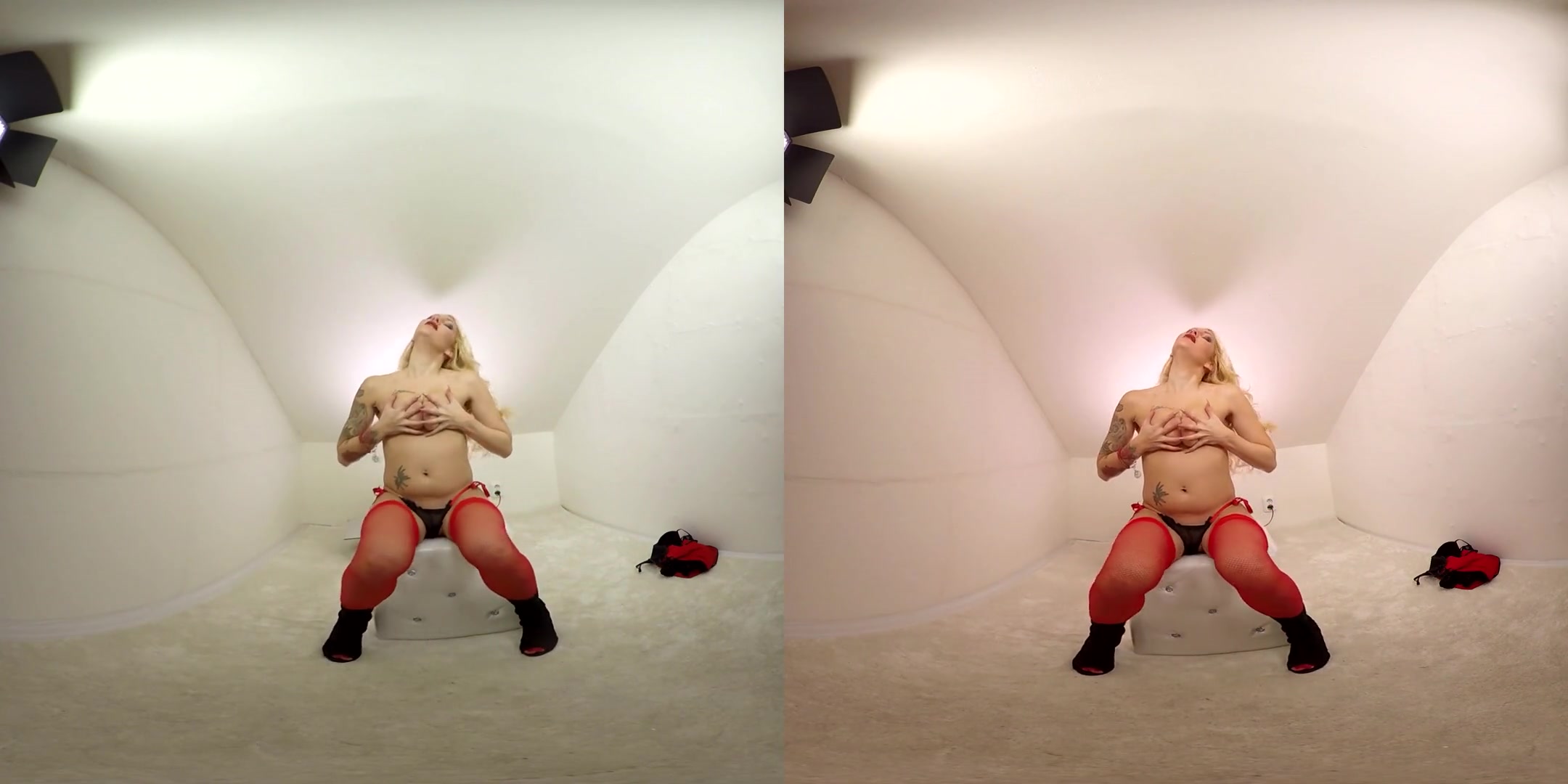 Vanessa Sweet in Tattooed Blonde Fucks Her Vibrator - BravoModelsMedia