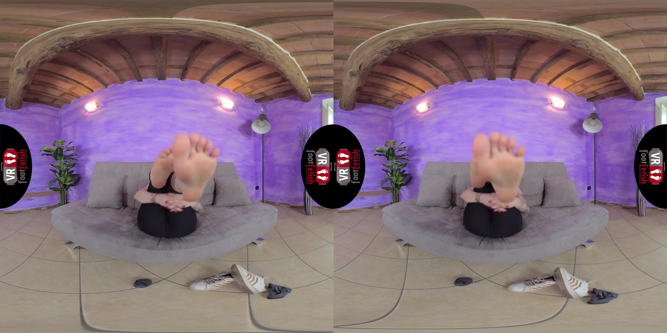 Sexy Ammalia Wants You To Smell Her Sweaty Feet Odor - Intense Foot Fetish Close-Up