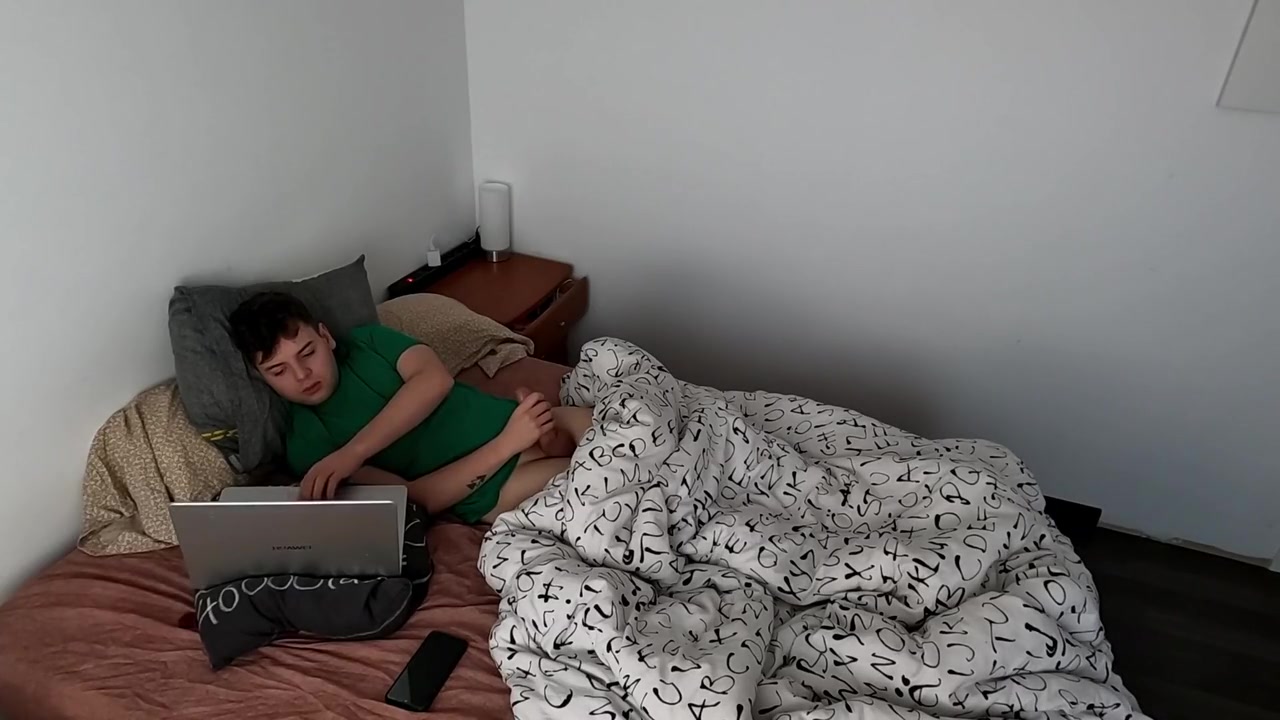I Record My Half Step brother Masturbating Without Him Knowing And He Cums! Royal Chamber 2
