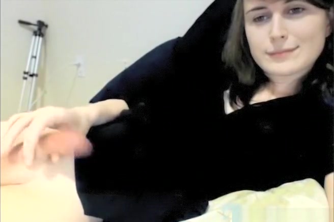 brunette hair Jerks yummy gigantic weenie On web camera