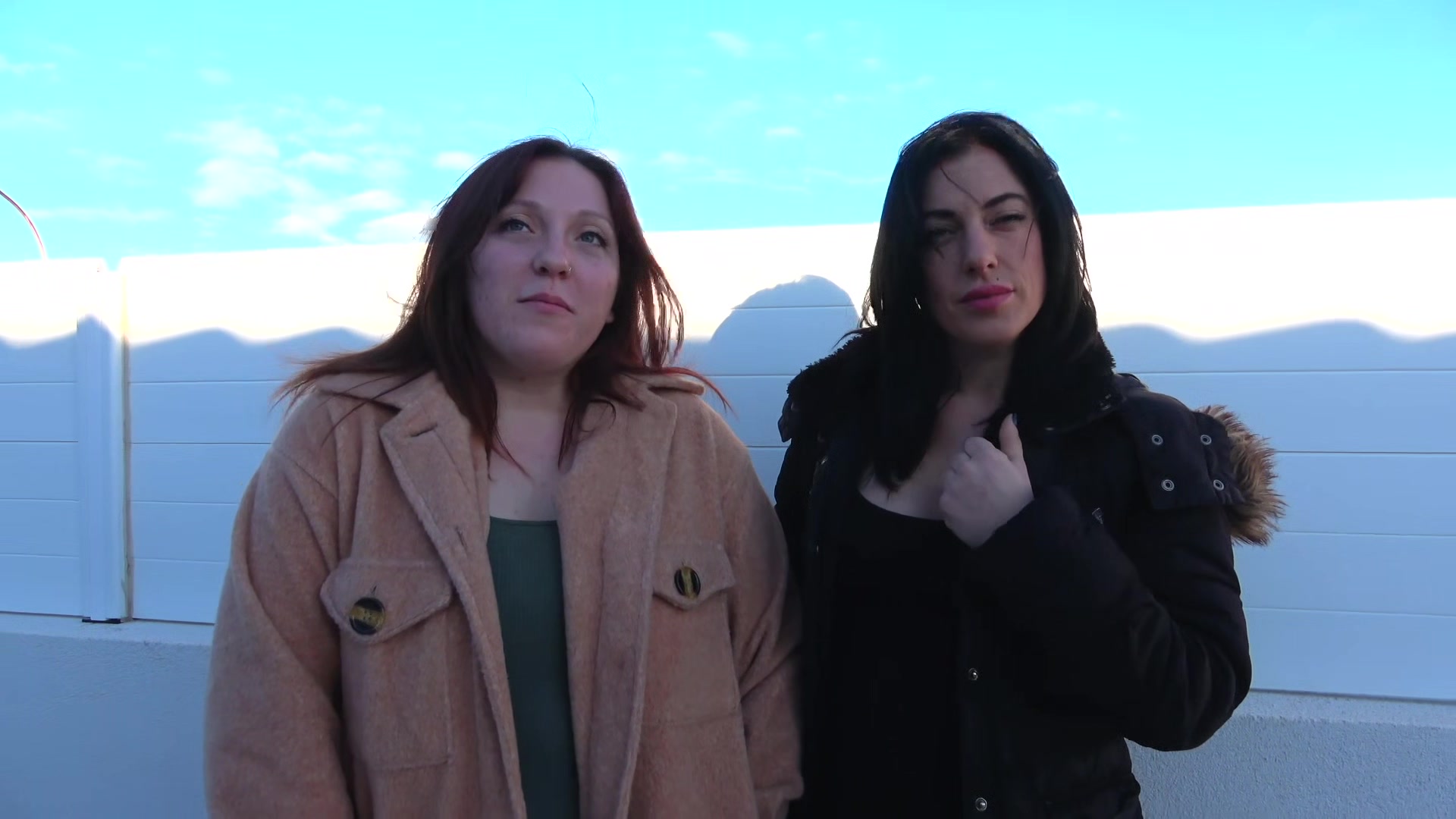 Lilly, first lesbian sex, and hot threesome