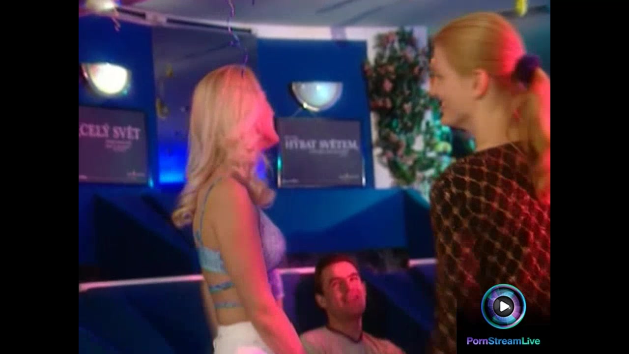 Blonde with huge tits getting excited for anal sex