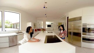 VR Bangers - Two Lesbian Roommates Finally Make Out