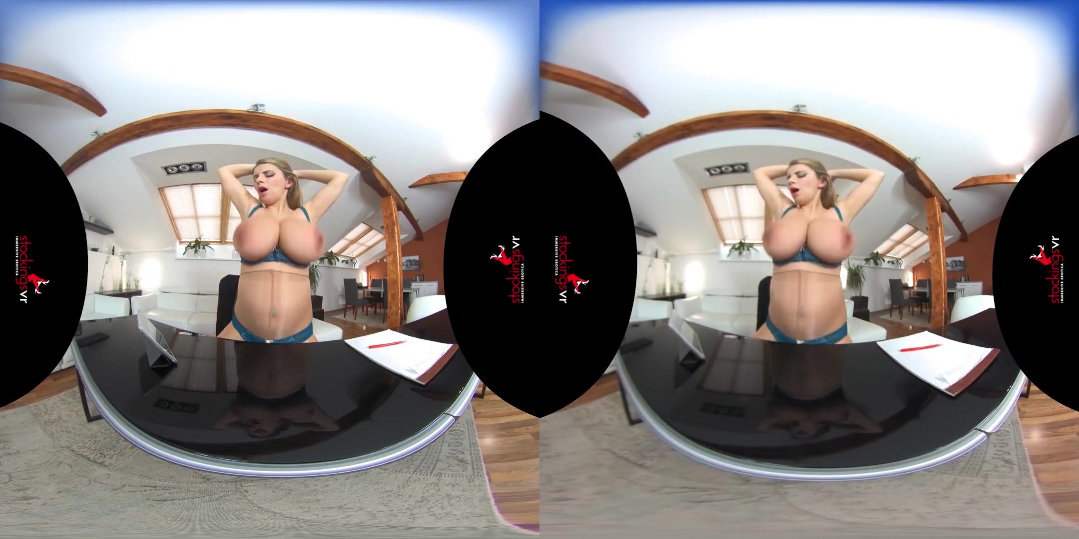 Pregnant secretary in pantyhose starring Katerina Hartlova