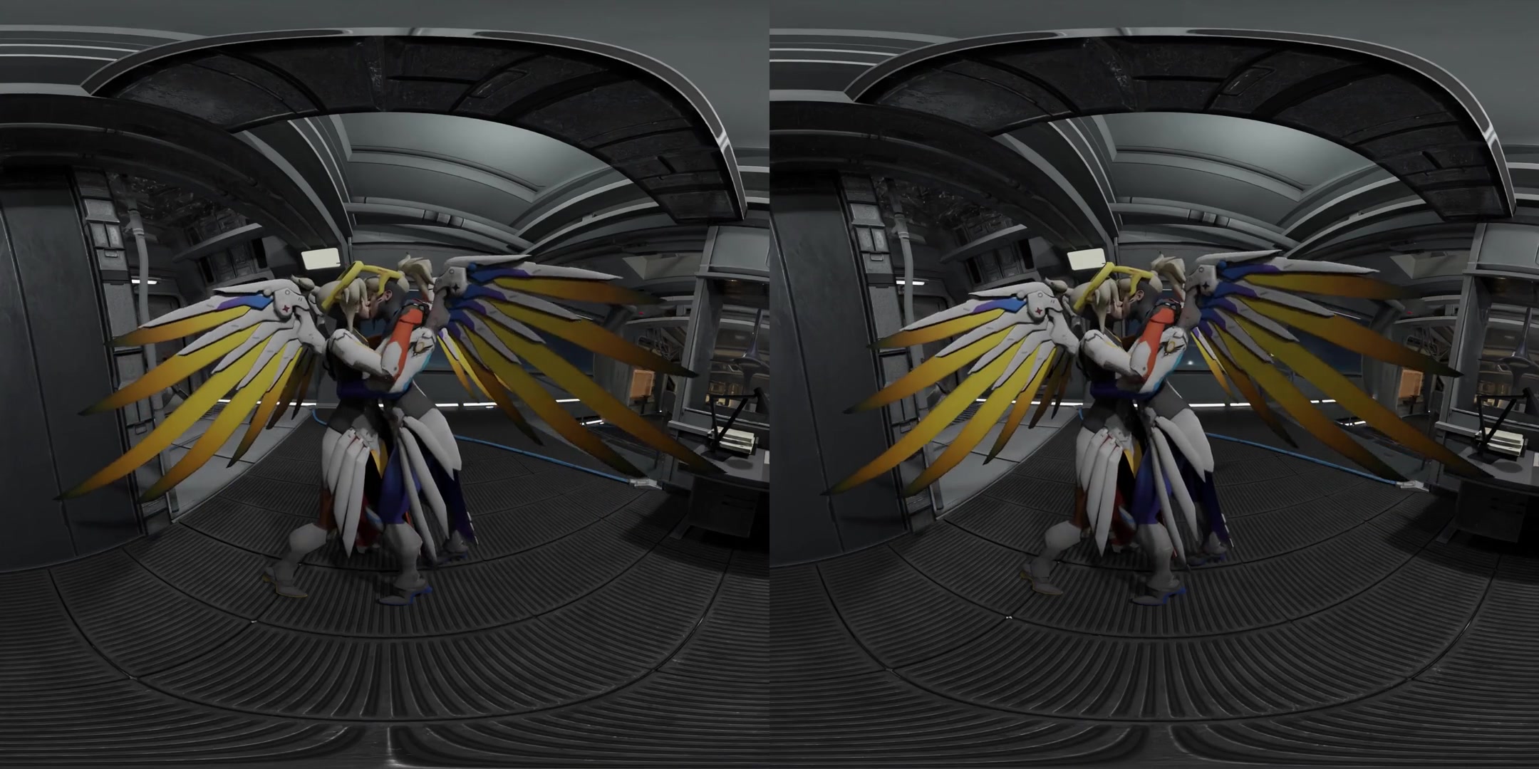 Mercy x Mercy - Lesbian; CGI Porn 3D - SexLikeReal