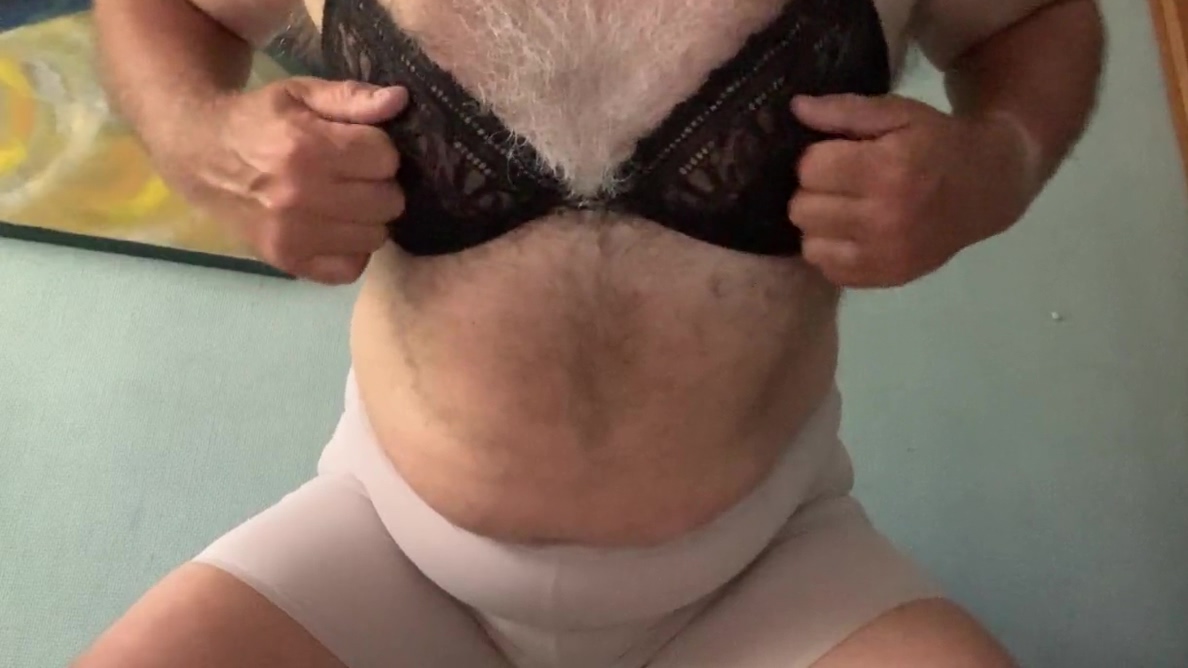 Wanking In My Wifes Panties With Her Vibrator In My Ass