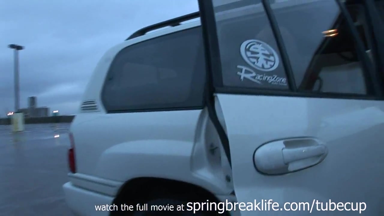 SpringBreakLife Video: Shy Blonde Flashing Downtown