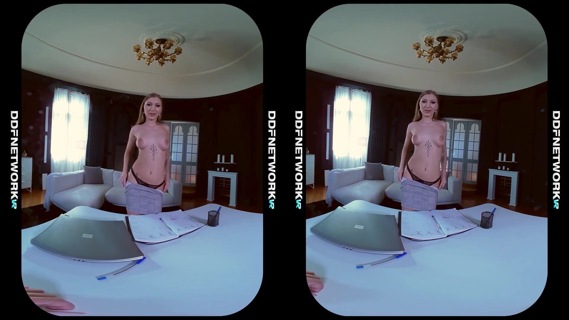 Haley Hill in The Meating Room - DDFNetworkVR