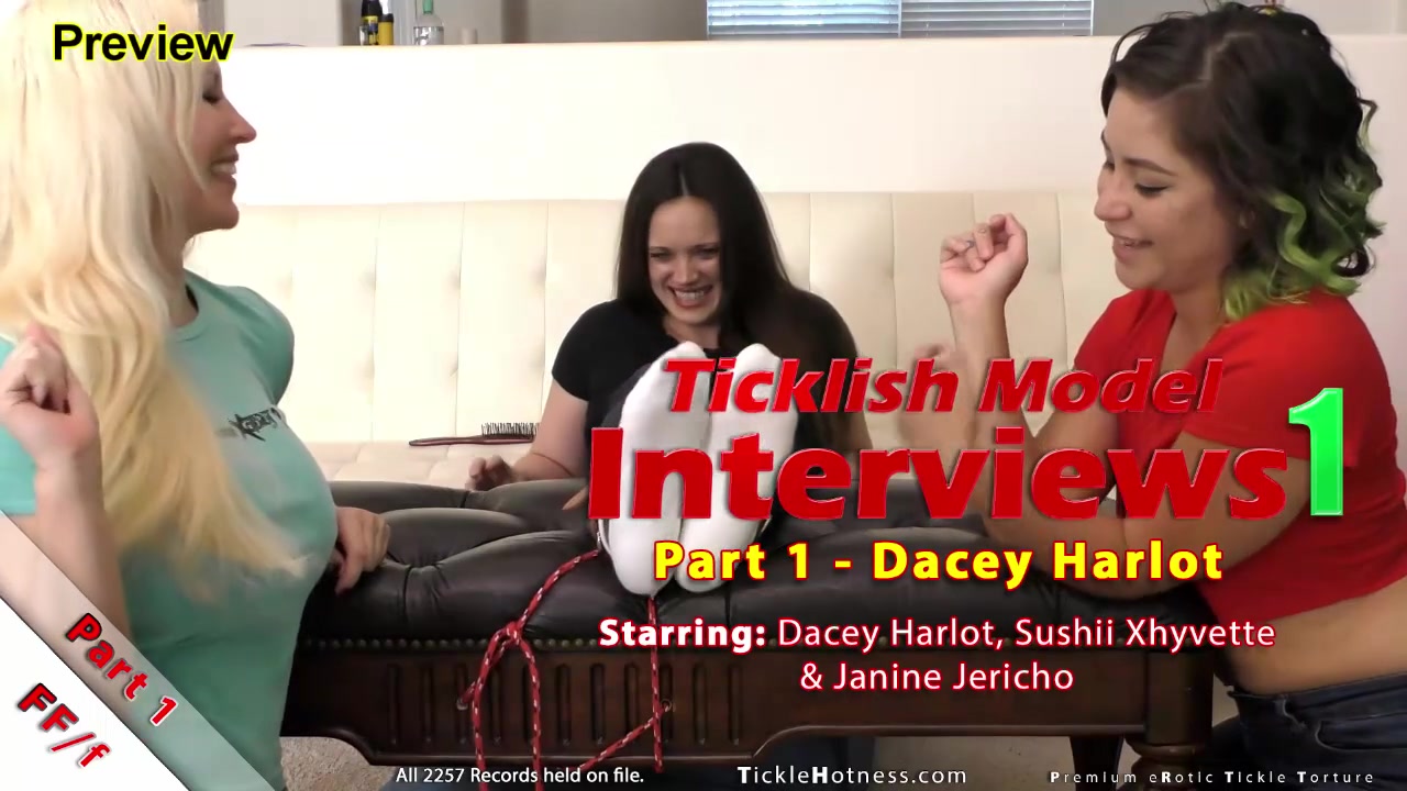 Ticklish Model Interviews 1 1 Dacey Harlot - Ticklevideos