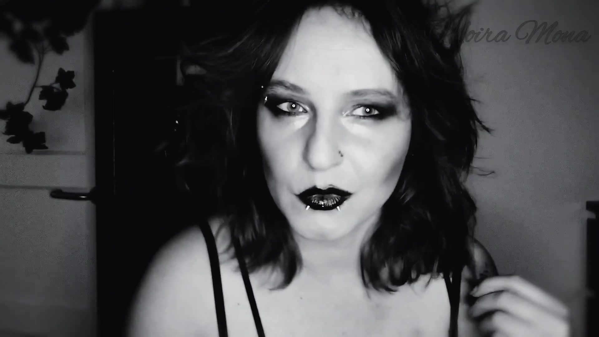Evil Queen With Dark Lipstick