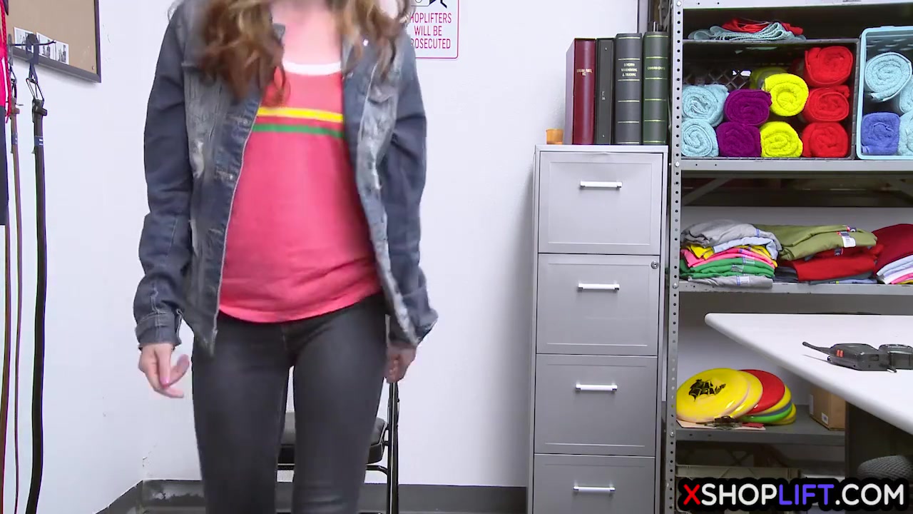 Freaked Out Stealing teen 18+ Got A Perv Mall Cops Big Dick
