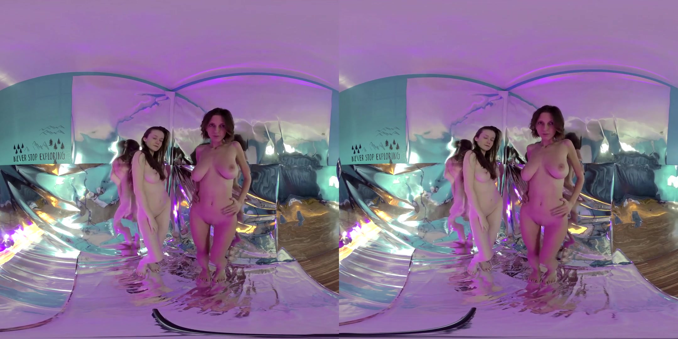 Lights Up - Two Amateur Babes Dance For You - SexLikeReal