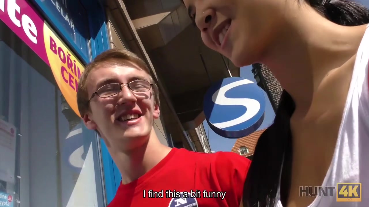 HUNT4K. Slutty girl will do everything for money paid by stranger